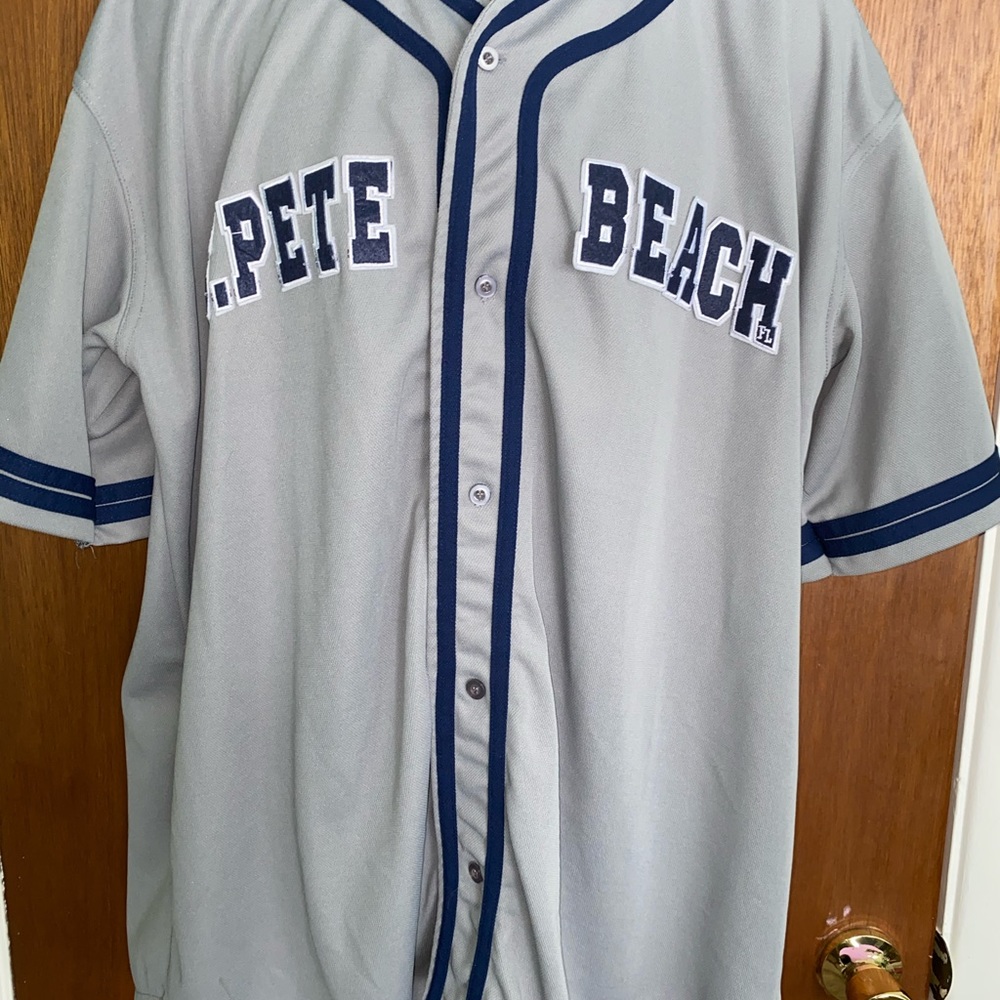 “St. Pete Beach” baseball style jersey! “XXL” VTG